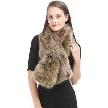 Saferin Neck Scarf Faux Fur Shawl